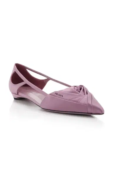 Prada Satin Ballet Flats | Thumbnail 4 Prada Satin Ballet Flats | Thumbnail 4