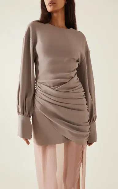 Nensi Dojaka Drop-Waist Midi Dress | Thumbnail 3 Nensi Dojaka Drop-Waist Midi Dress | Thumbnail 3