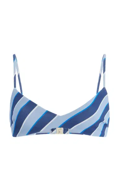 Zulu & Zephyr Striped Bralette Bikini Top | Thumbnail 5