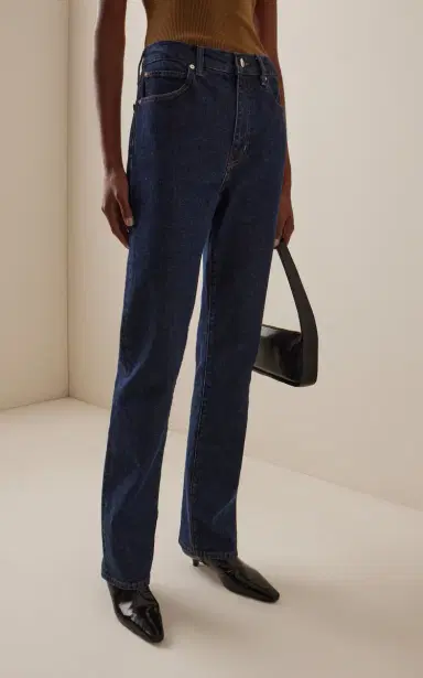 Frame The Ruler Mid-Rise Straight-Leg Jeans | Thumbnail 3 Frame The Ruler Mid-Rise Straight-Leg Jeans | Thumbnail 3