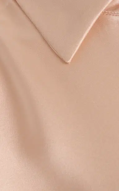 Comme Si La Classica Silk-Charmeuse Shirt | Thumbnail 5