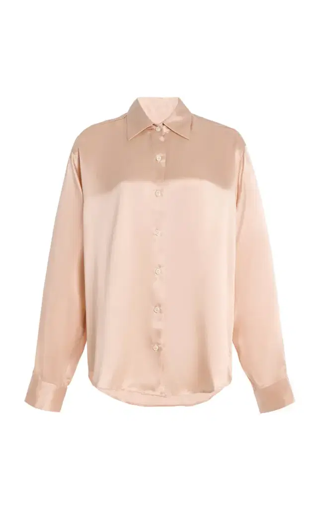 La Classica Silk-Charmeuse Shirt