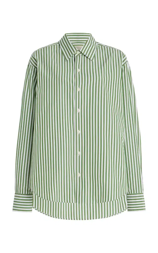 La Classica Striped Cotton-Poplin Shirt