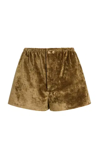 Alfie Boxer Crushed Velour Shorts | Thumbnail 6 Alfie Boxer Crushed Velour Shorts | Thumbnail 6