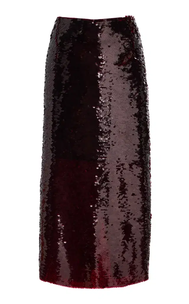 Alfie Valletta Sequinned Midi Skirt