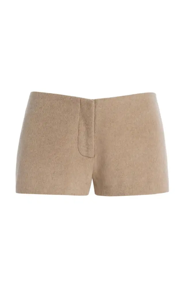 Gio Virgin Wool-Blend Hot Pants