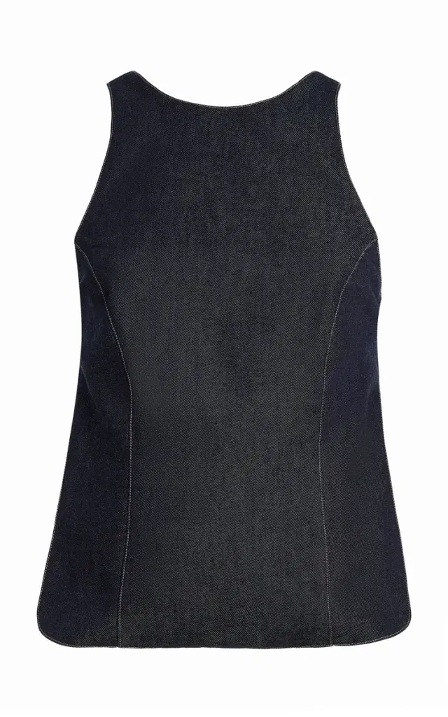 Alfie The Backless Denim Top