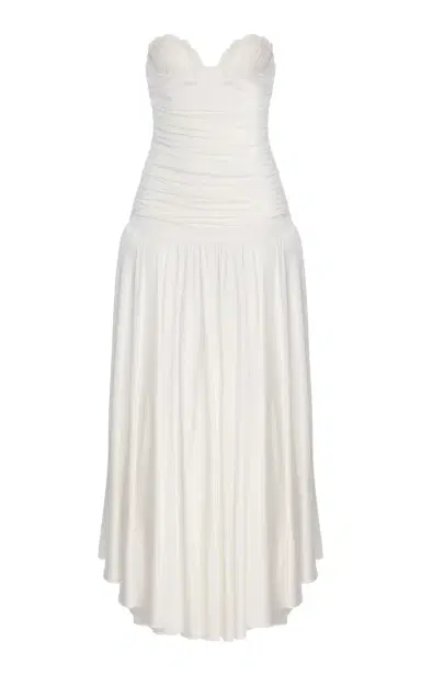 Magda Butrym Exclusive Riviera Crochet-Trim Jersey Maxi Dress | Thumbnail 7 Magda Butrym Exclusive Riviera Crochet-Trim Jersey Maxi Dress | Thumbnail 7