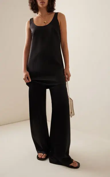 LESET Barb Satin Wide-Leg Pants | Thumbnail 2 LESET Barb Satin Wide-Leg Pants | Thumbnail 2
