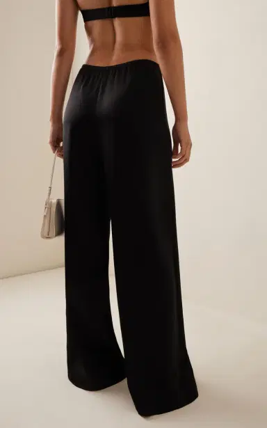 LESET Barb Satin Wide-Leg Pants | Thumbnail 4 LESET Barb Satin Wide-Leg Pants | Thumbnail 4