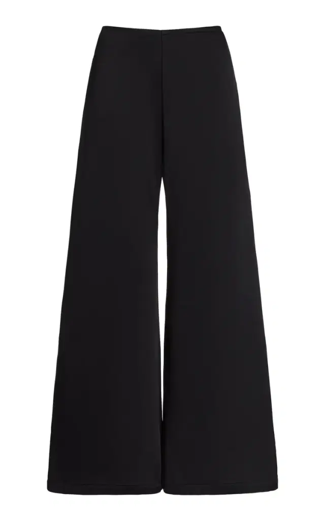 Leset Barb Satin Wide-Leg Pants