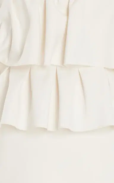 House of Dagmar Ruffled Stretch-Crepe Strapless Midi Dress | Thumbnail 5
