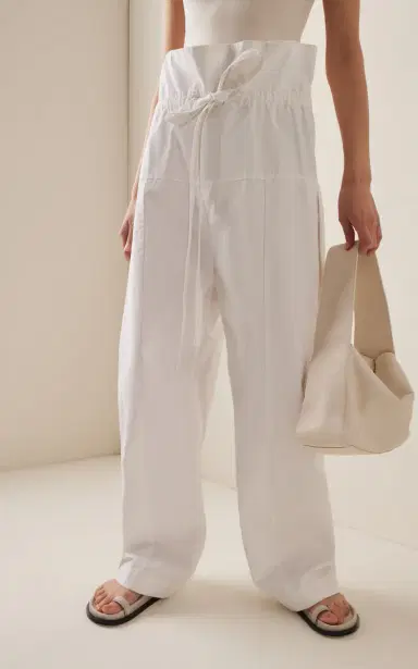 Matteau Drawstring Cotton Fisherman Pants | Thumbnail 3