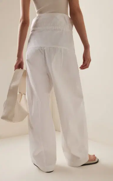 Matteau Drawstring Cotton Fisherman Pants | Thumbnail 4