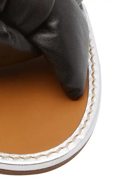 Miu Miu Puffy Leather Sandals | Thumbnail 7