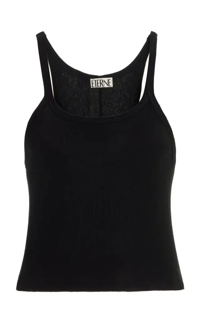 Éterne Ribbed Cotton Tank Top