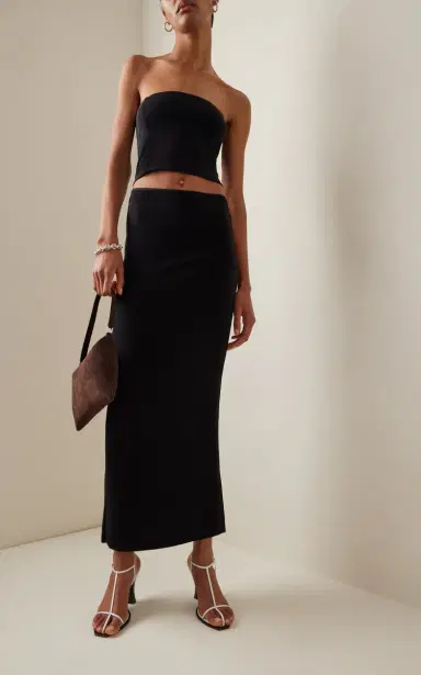 ÉTERNE Emma Jersey Maxi Skirt | Thumbnail 2 ÉTERNE Emma Jersey Maxi Skirt | Thumbnail 2