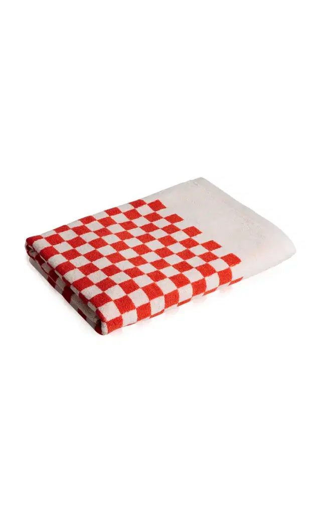 Roman Cotton Pool Towel - Red