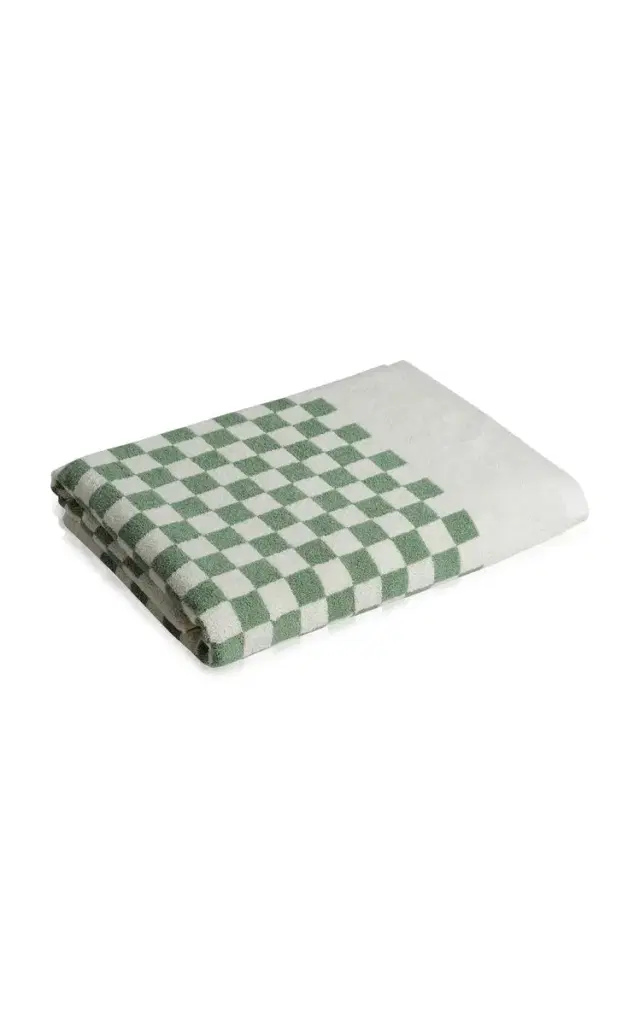 Roman Cotton Pool Towel - Green