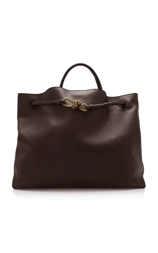 Bottega Veneta Large Andiamo Silky Leather Bag