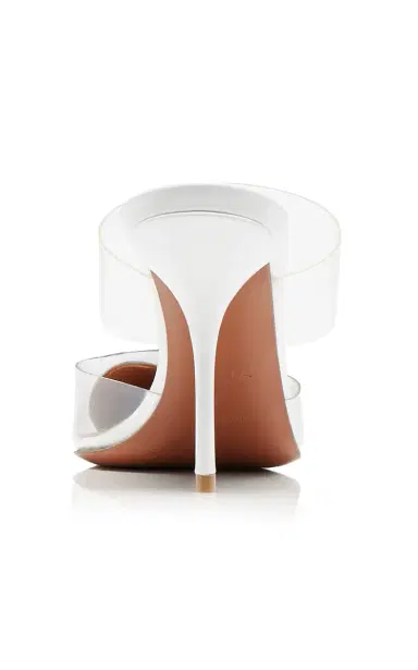 Alaïa Le Cœur PVC; Leather Mules | Thumbnail 4 Alaïa Le Cœur PVC; Leather Mules | Thumbnail 4
