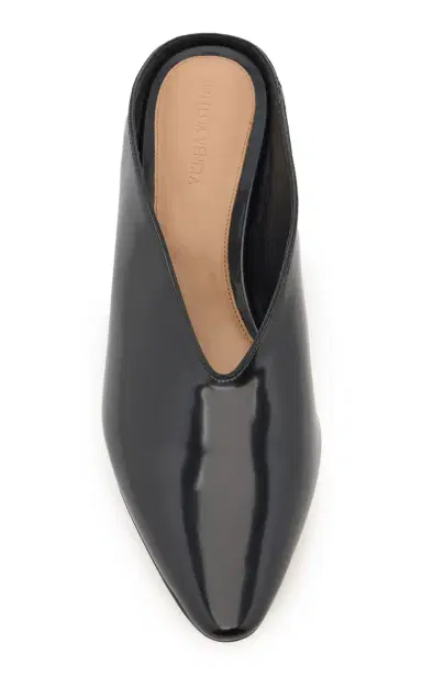 Bottega Veneta Bounty Patent Vinyl Mule Pumps | Thumbnail 3