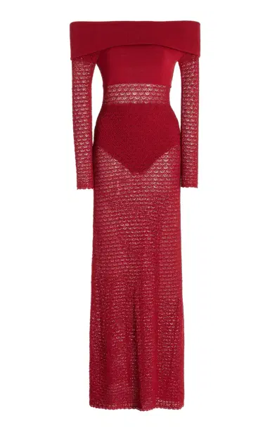 Posse Exclusive Romy Knit Off-The-Shoulder Maxi Dress | Thumbnail 6 Posse Exclusive Romy Knit Off-The-Shoulder Maxi Dress | Thumbnail 6