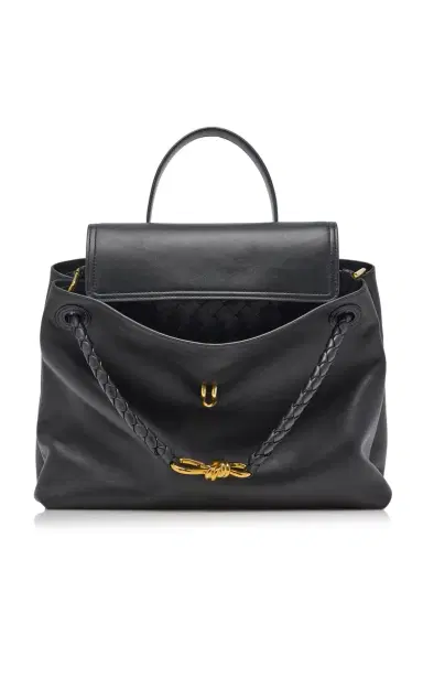Bottega Veneta Medium Andiamo Leather Top Handle Bag | Thumbnail 8