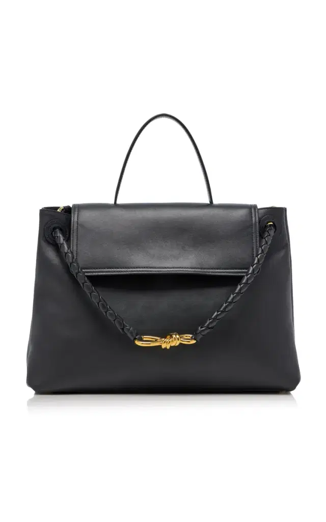Bottega Veneta Medium Andiamo Leather Top Handle Bag