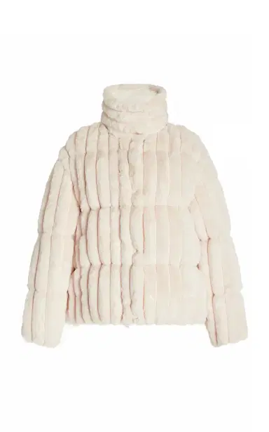 Moncler Fare Quilted Faux Fur Jacket | Thumbnail 5
