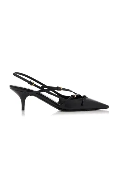 Miu Miu Leather Slingback Pumps | Thumbnail 7 Miu Miu Leather Slingback Pumps | Thumbnail 7