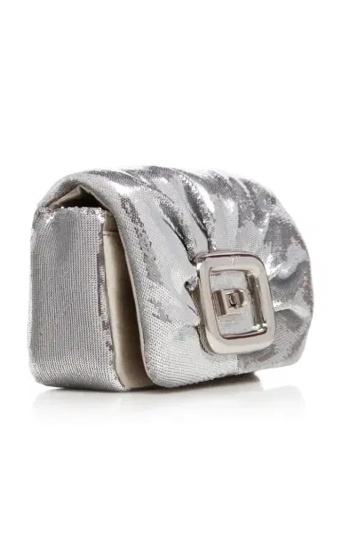 Roger Vivier Viv Choc Sequined Leather Mini Bag | Thumbnail 4 Roger Vivier Viv Choc Sequined Leather Mini Bag | Thumbnail 4