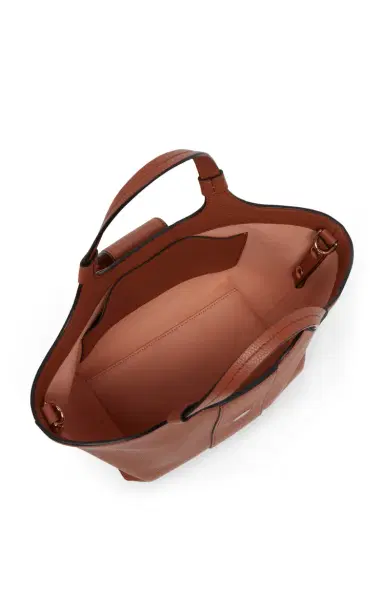 Roger Vivier Grand Viv' Choc Leather Tote Bag | Thumbnail 6 Roger Vivier Grand Viv' Choc Leather Tote Bag | Thumbnail 6