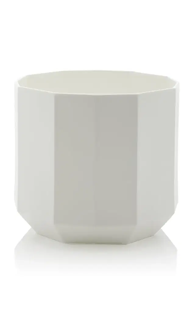 Tiffany & Co. Facet Medium Bone China Vase - White