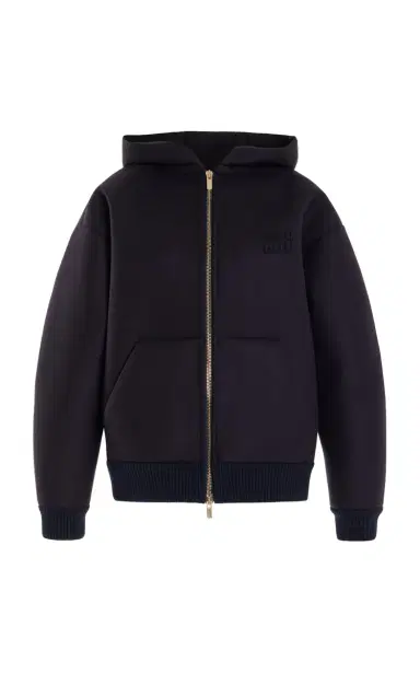 Miu Miu Padded Wool Hoodie | Thumbnail 6 Miu Miu Padded Wool Hoodie | Thumbnail 6