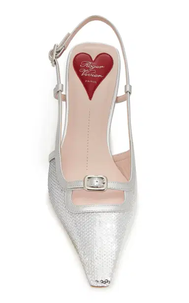 Roger Vivier Sequined Mini-Buckle Slingback Pumps | Thumbnail 3 Roger Vivier Sequined Mini-Buckle Slingback Pumps | Thumbnail 3