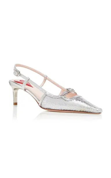 Roger Vivier Sequined Mini-Buckle Slingback Pumps | Thumbnail 5 Roger Vivier Sequined Mini-Buckle Slingback Pumps | Thumbnail 5