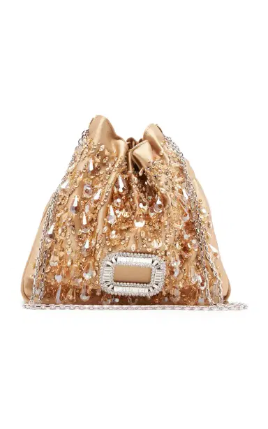 Roger Vivier Pilgrim Crystal-Embellished Satin Mini Bag | Thumbnail 6 Roger Vivier Pilgrim Crystal-Embellished Satin Mini Bag | Thumbnail 6