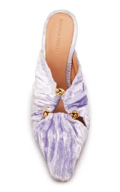 Bottega Veneta Velvet Mules | Thumbnail 3 Bottega Veneta Velvet Mules | Thumbnail 3