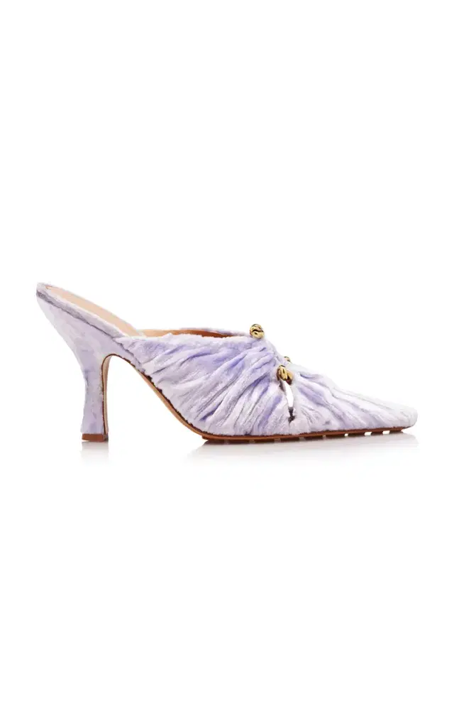 Bottega Veneta Velvet Mules