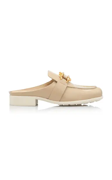 Bottega Veneta Monsieur Leather Loafer Mules | Thumbnail 1