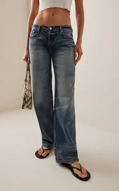 EB Denim Low-Rise Baggy Straight-Leg Jeans | Thumbnail 3