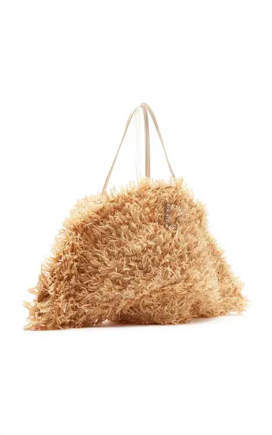 Roger Vivier Tres Vivier Panier-Raffia Tote Bag | Thumbnail 4 Roger Vivier Tres Vivier Panier-Raffia Tote Bag | Thumbnail 4