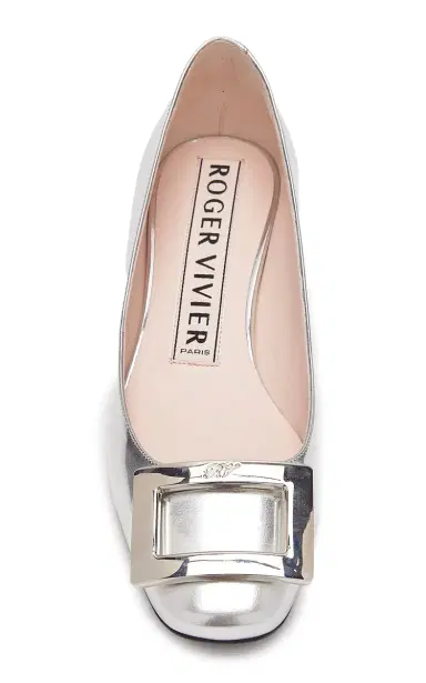 Roger Vivier Mirrored-Leather Flats | Thumbnail 3 Roger Vivier Mirrored-Leather Flats | Thumbnail 3