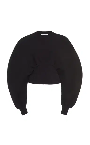 Bottega Veneta Ribbed-Trim Wool Knit Sweater | Thumbnail 1