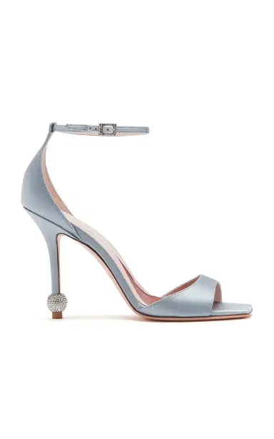 Roger Vivier I Love Vivier Strass-Detail Satin Sandals | Thumbnail 6 Roger Vivier I Love Vivier Strass-Detail Satin Sandals | Thumbnail 6