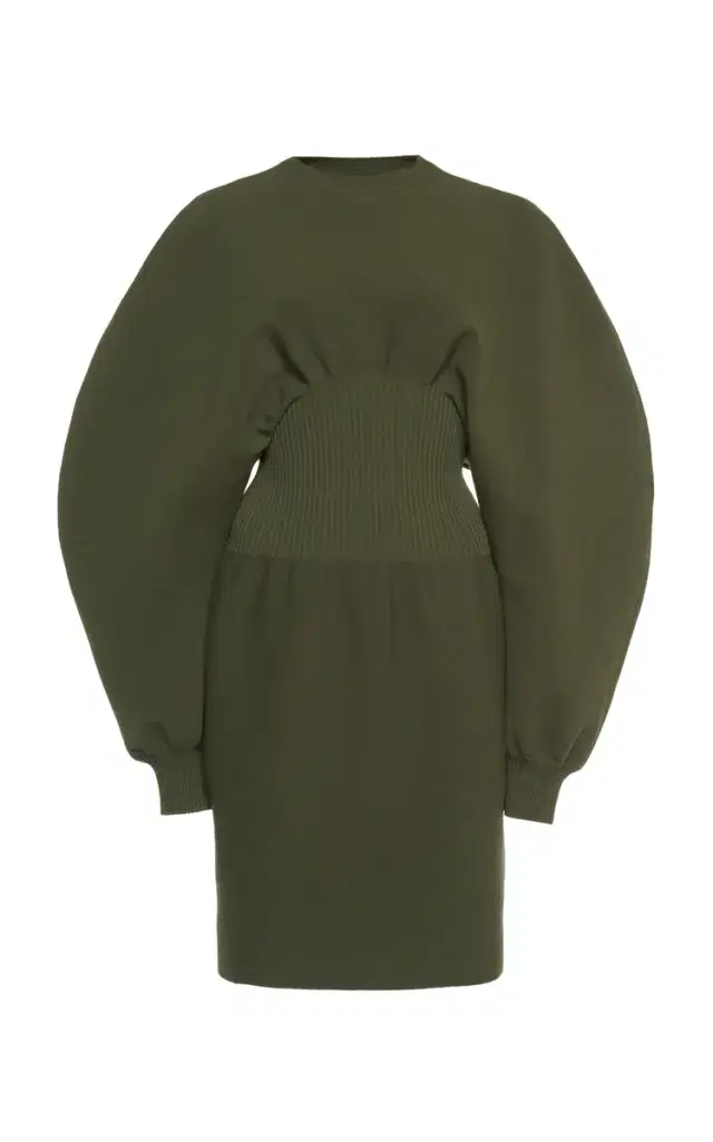 Wool Knit Mini Dress