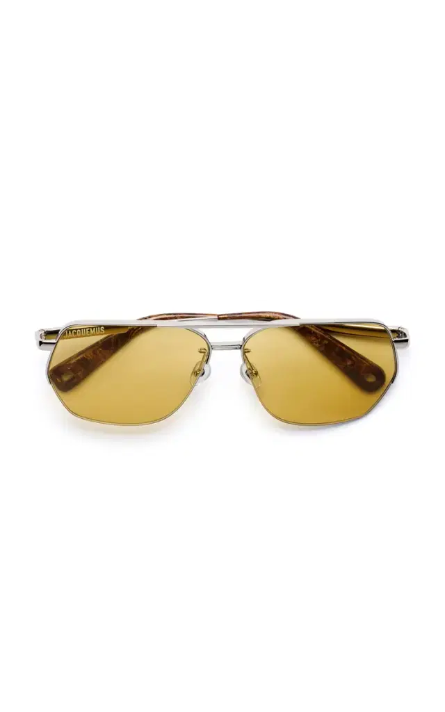 Jacquemus Aviador Metal Sunglasses