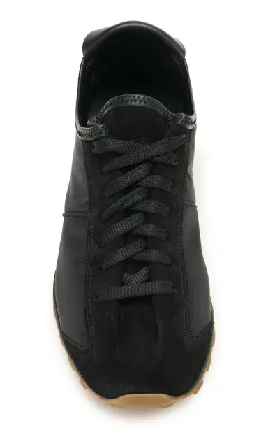 Jacquemus The Tennis Suede-Trimmed Sneakers | Thumbnail 3 Jacquemus The Tennis Suede-Trimmed Sneakers | Thumbnail 3