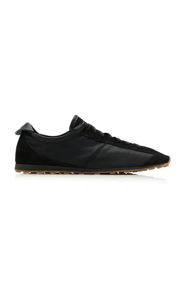 Jacquemus The Tennis Suede-Trimmed Sneakers